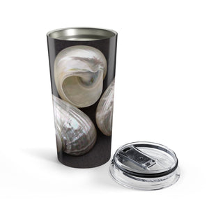 20oz Tumbler ~ Three Luminous Seashells Insulated Travel Cup