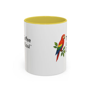 Tropics Lifestyle Coffee Mug — Colorful Macaw Parrot 11oz