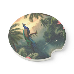 Soapstone Car Coaster - Guardian of the Rainforest