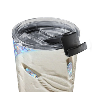 20oz Tumbler – Disco Sand Dollar Glitter Travel Mug