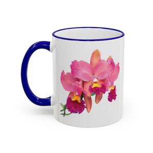 Accent Rim & Handle Mug – Tropics Lifestyle Coffee, Deco Long Logo