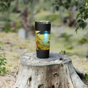 22oz Insulated Tumbler/Vacuum Copper Travel Cup — UFO, Tiger & Toucan