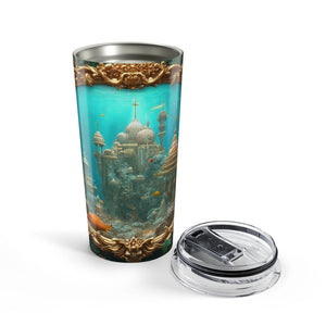 20oz Tumbler – Fantasy Underwater Ocean Palace