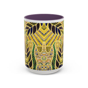 Accent Color Coffee Mug (11, 15oz), Amazon Whimsy Yellow