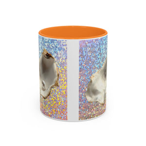 Colorful Mugs (11oz, 15oz), Disco White Pearl Oyster