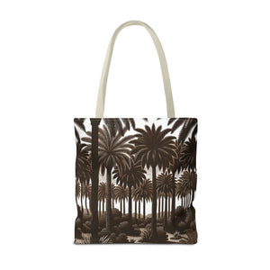 Woodcut Palms Tote Bag - 3 Sizes