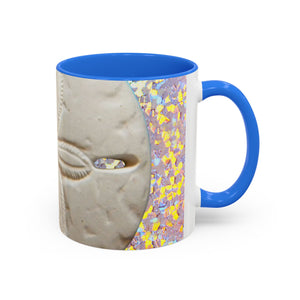 Colorful Mugs (11oz, 15oz), Disco Sand Dollar Macro