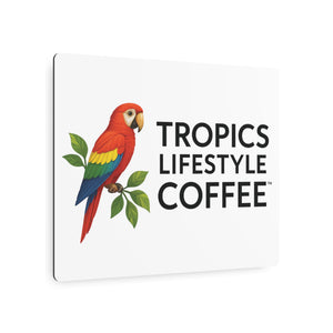 Metal Art Sign/Wall Decor — Tropics Lifestyle Coffee Parrot Logo
