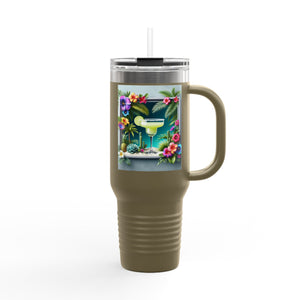 Insulated Travel Mug, 40oz / Tropical Margarita - Perfect for Outdoor Adventures