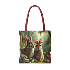 Tropical Sumatran Rabbits Tote Bag - 3 Sizes
