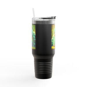 Insulated Travel Mug, 40oz / Baby Peacock - Perfect for Outdoor Adventures