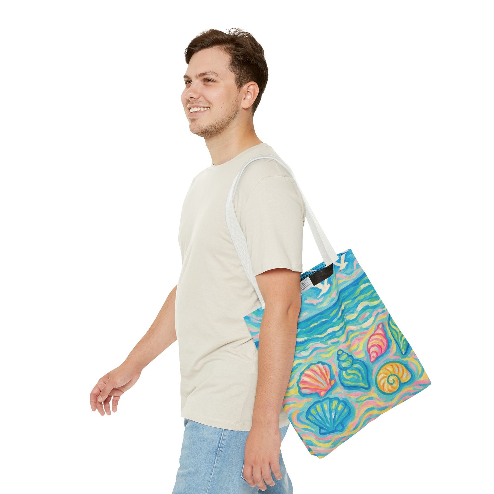 Glow Seashells Tote Bag - 3 Sizes