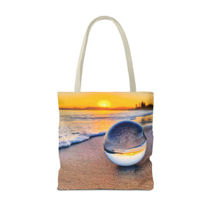 Sunset Beach Crystal Ball Tote