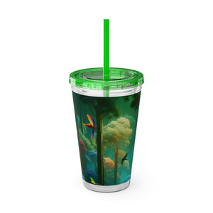 Tropical Tumbler with Straw | 16 oz: Flight School