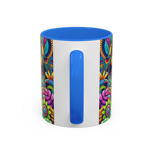Accent Color Coffee Mug, Many Colors - 11oz & 15oz / Rainforest Music