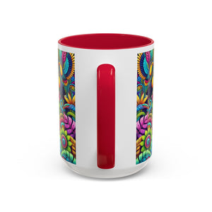 Accent Color Coffee Mug, Many Colors - 11oz & 15oz / Rainforest Music
