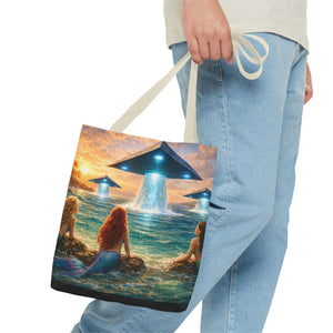 UFOs & Mermaids Tote Bag - 3 Sizes