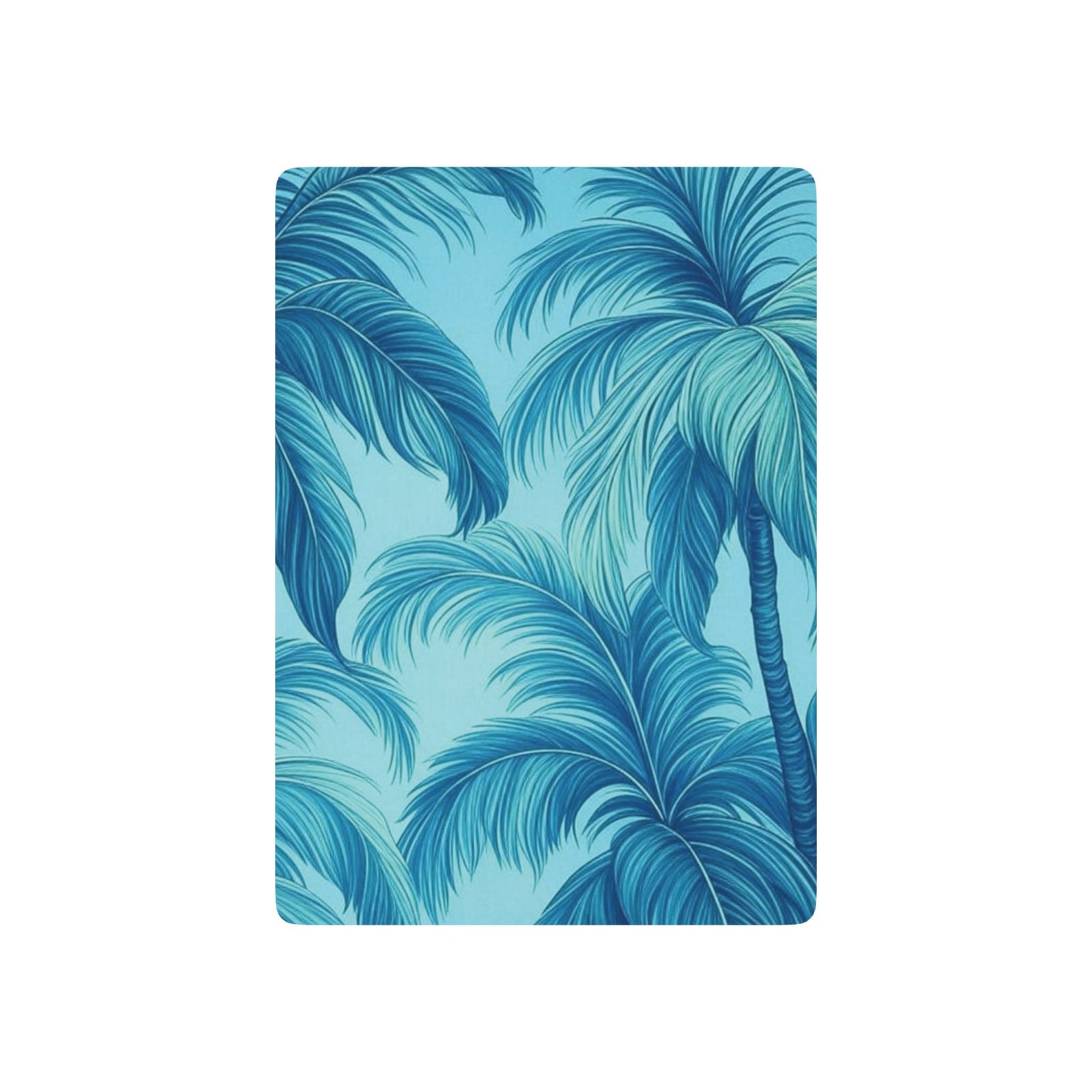 Poker Playing Cards - Azure Palms