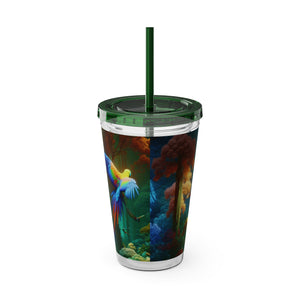 Tropical Tumbler with Straw | 16 oz: Flight School