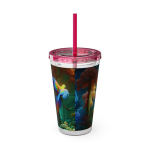 Tropical Tumbler with Straw | 16 oz: Flight School