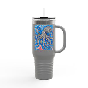 Kraken Joe/Slate Insulated Travel Mug - 40oz - Perfect for Outdoor Adventures