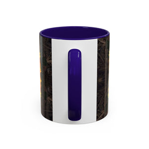 Colorful Mugs (11oz, 15oz), Hibiscus Kaleidoscope #1
