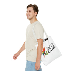 Tote Bag — Tropics Lifestyle Coffee Parrot Logo Tote