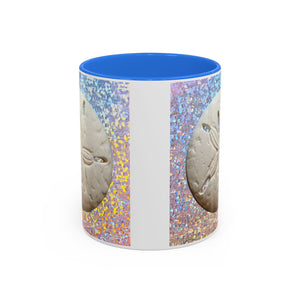 Colorful Mugs (11oz, 15oz), Disco Sand Dollar