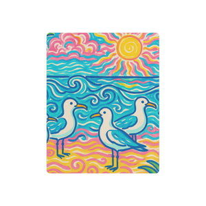 Metal Art Sign/Wall Decor ~ Seagulls on the Beach