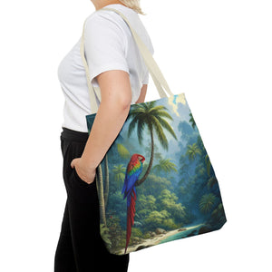 Sleeping Beauty Parrot Tote Bag - 3 Sizes