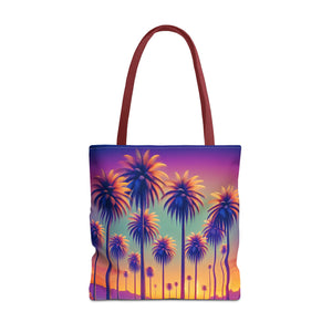 Sunset Palms Tote Bag - 3 Sizes