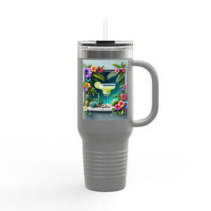 Insulated Travel Mug, 40oz / Tropical Margarita - Perfect for Outdoor Adventures