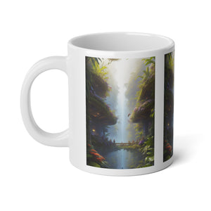 Jumbo Mug, 20oz, Rainforest Home | Tropical Coffee Cup