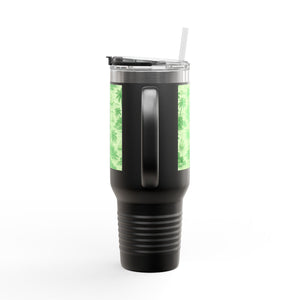 Insulated Travel Mug, 40oz / Faraway Toile/Green - Perfect for Outdoor Adventures