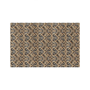 Tropical Microfiber Coffee/Tea Towel – Woven Rattan Pattern