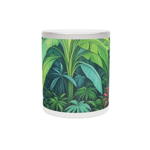 Tropical Metallic Mug, Gold or Silver - Rainforest Sleeping Spot