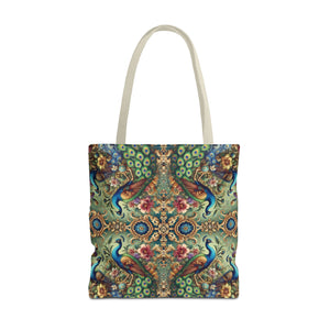 Kaleido Peacock Royals Tote Bag - 3 Sizes