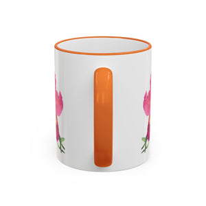 Accent Rim & Handle Mug – Tropics Lifestyle Coffee, Deco Long Logo