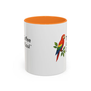 Tropics Lifestyle Coffee Mug — Colorful Macaw Parrot 11oz
