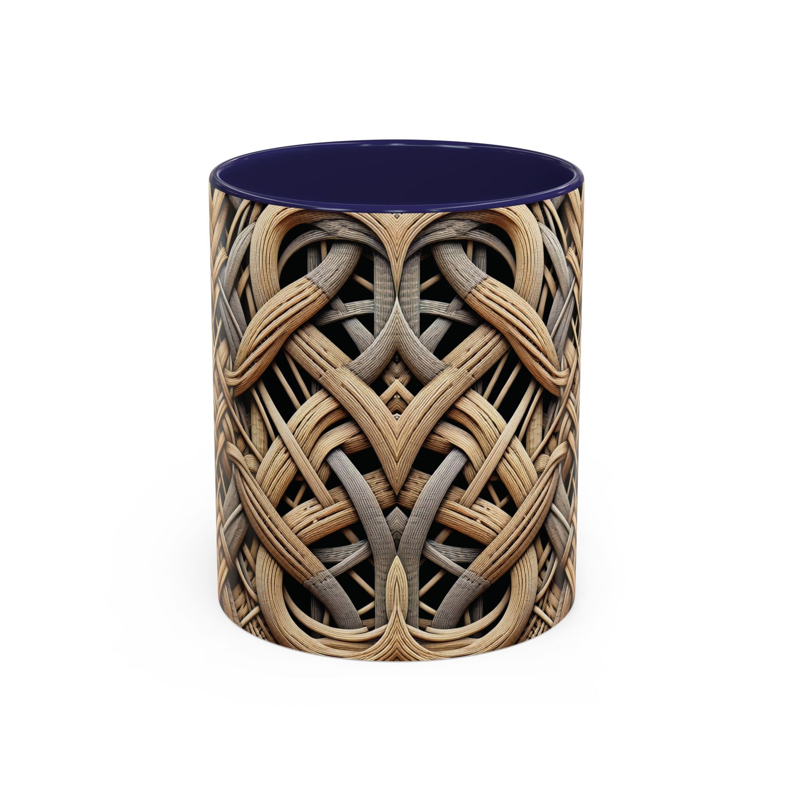 Copy of Accent Coffee Mug (11, 15oz), 8 Colors - Beach Wicker