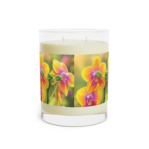 Fiesta Orchid Garden Scented Candle — Floral 11oz Glass Jar