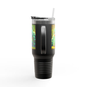Insulated Travel Mug, 40oz / Baby Peacock - Perfect for Outdoor Adventures