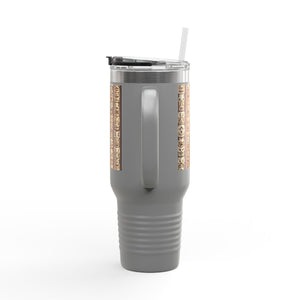 Funny Tiki Totems Insulated Travel Mug - 40oz - Perfect for Outdoor Adventures