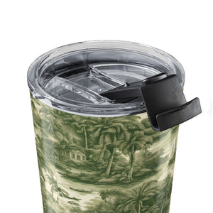 20oz Tumbler ~ Green Travel Toile Insulated Travel Cup
