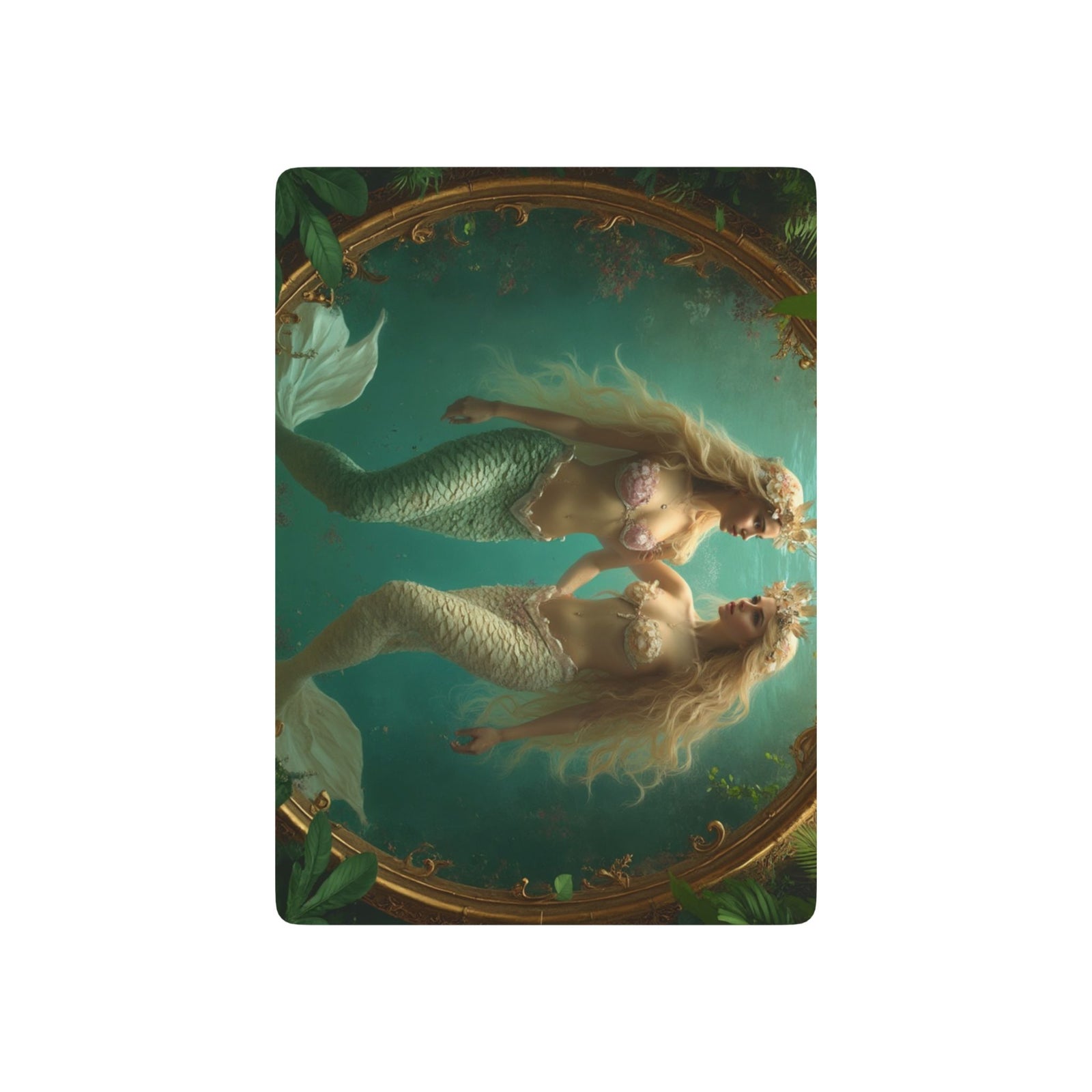 Poker Playing Cards - Framed Mermaids