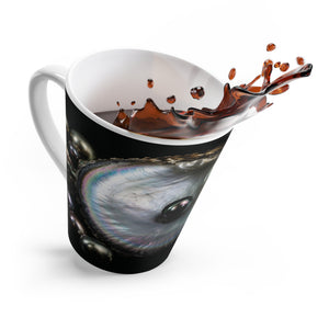 Latte Mug — Iridescent Black Pearl