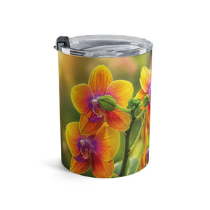 10oz Floral Tumbler — Fiesta Orchid Insulated Cup
