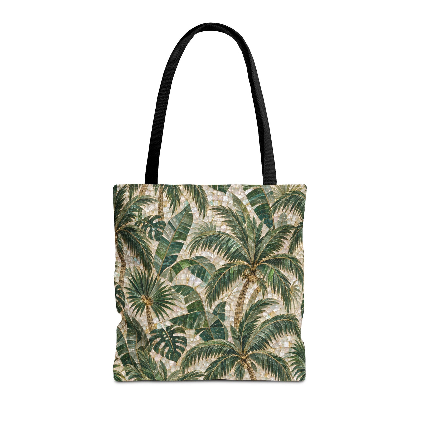 Tropical Palms MosaicTote Bag – Vintage Beach Market Bag