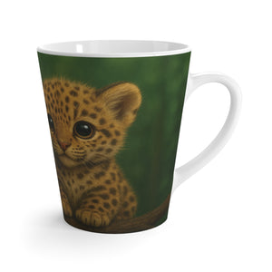 Latte White Mug - Baby Jaguars