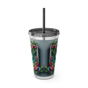 Tropical Tumbler with Straw | 16 oz: Tropical Margarita